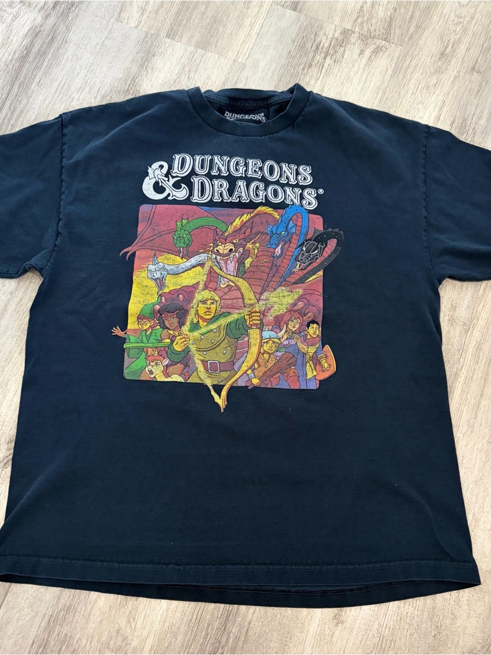 Dungeons & Dragons Wizards of the Coast graphic t-shirt  XL  Blue Tee Gamer Con